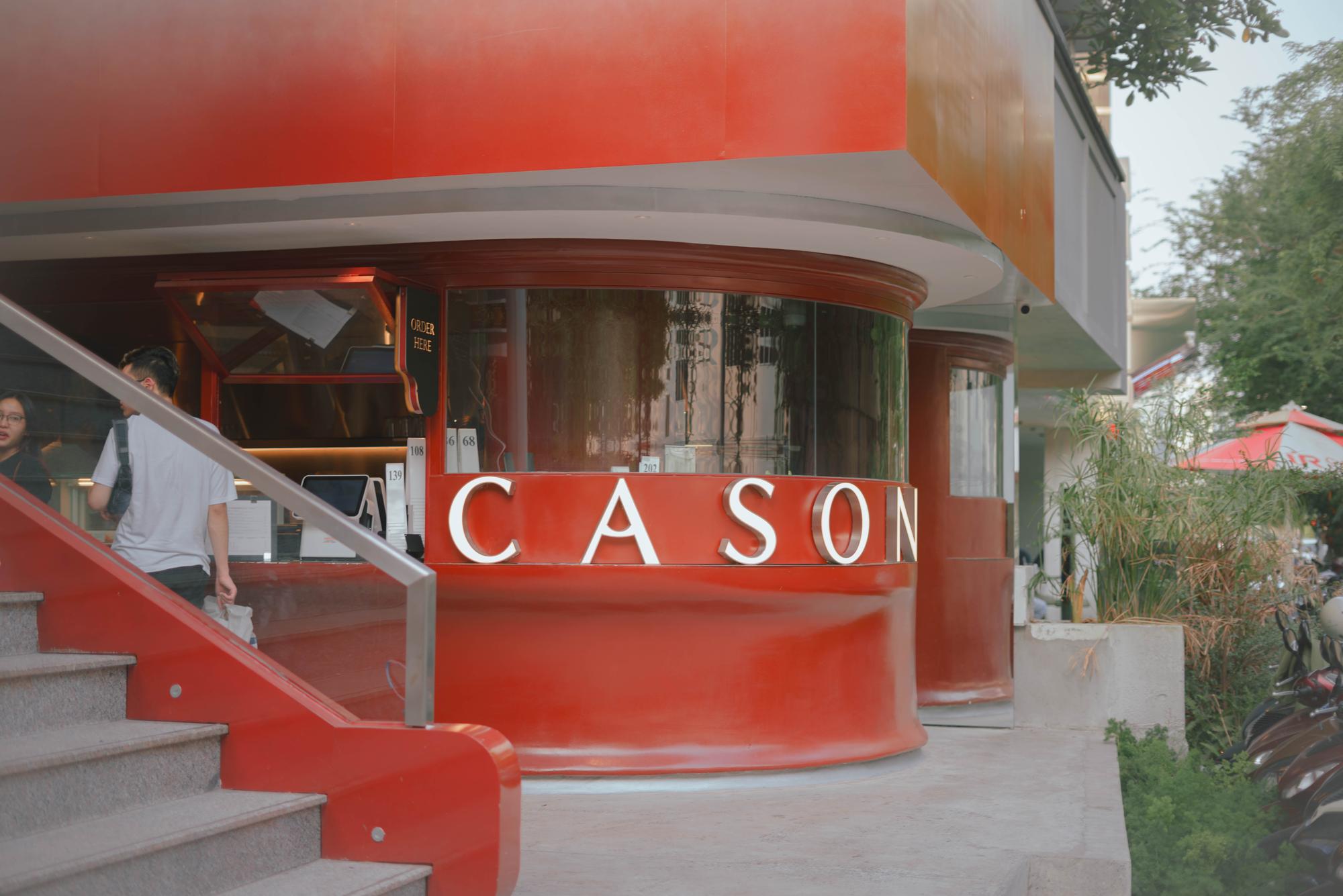 Studio storefront and sign